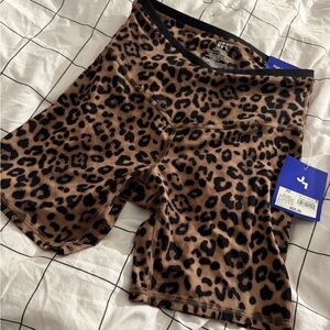 JoyLab Leopard Print Bike Shorts